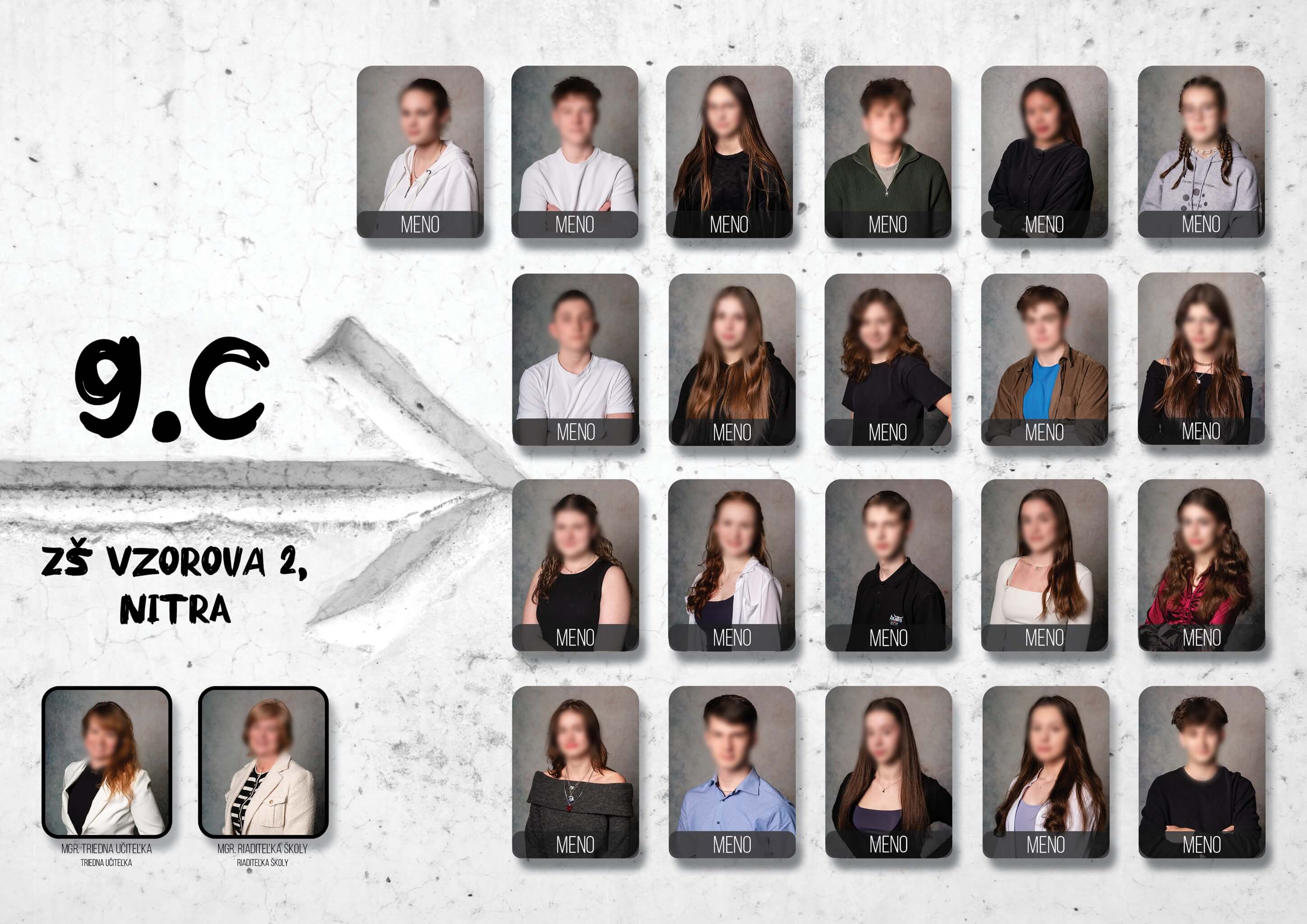 Ukážka maturitného tabla - ukážka kvality a štýlu našich maturitných fotografií